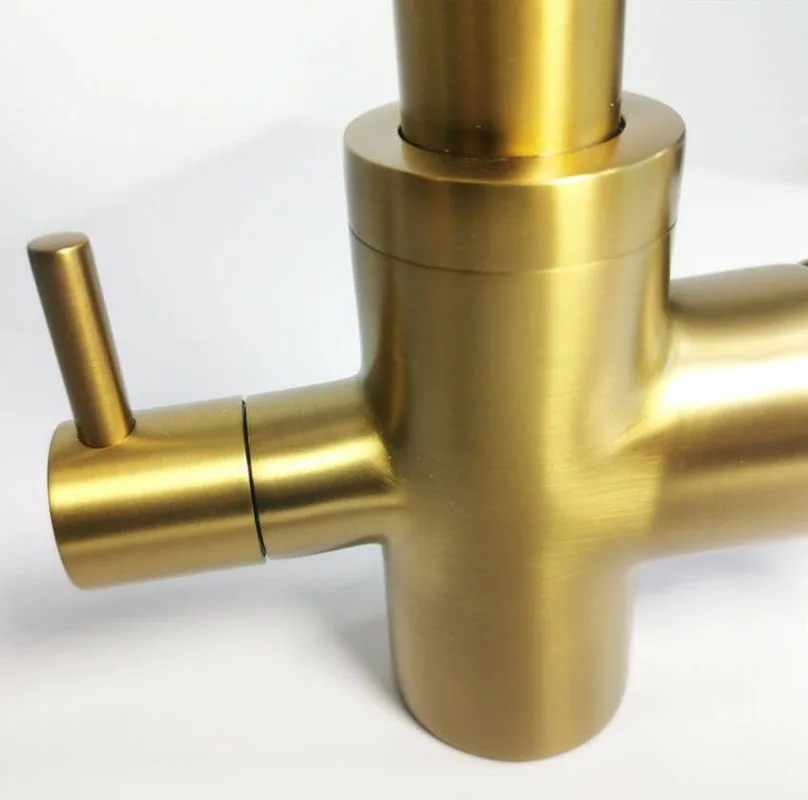 Смеситель для кухни Seaman Barcelone SSL-5382-GS gold satin Sancos — официальный сайт