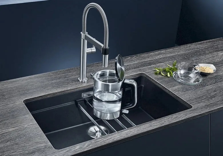 Мойка кухонная Blanco Etagon 700-U антрацит Sancos — официальный сайт