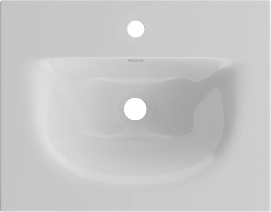 Мебельная раковина BelBagno BB-8099-3-50 глянцевая белая Sancos — официальный сайт