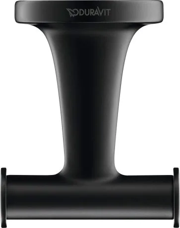 Крючок Duravit Starck T 0099304600 двойной, черный Sancos — официальный сайт