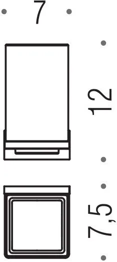 Стакан Colombo Design Look B1602.BM Sancos — официальный сайт