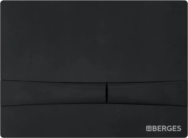 Кнопка смыва Berges Novum F5 чёрный, матовый Sancos — официальный сайт