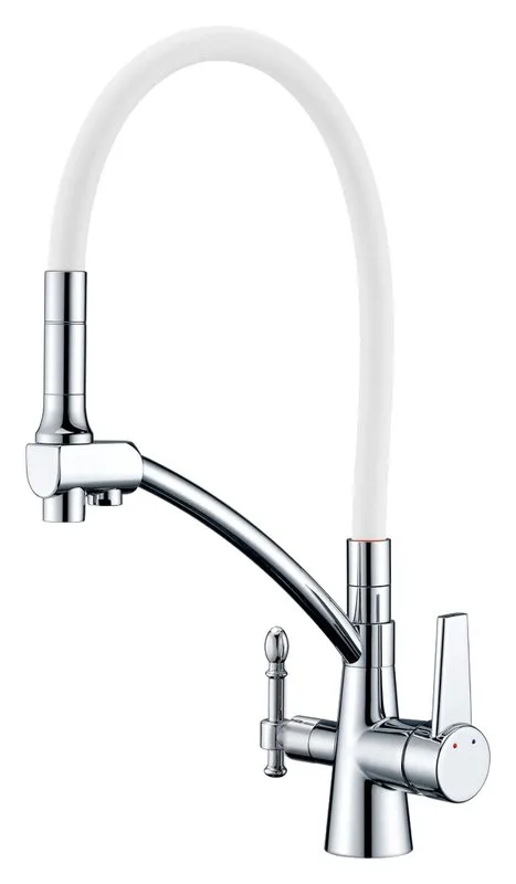 Смеситель для кухни Zorg Sanitary ZR 338-8 YF с гибким изливом Sancos — официальный сайт