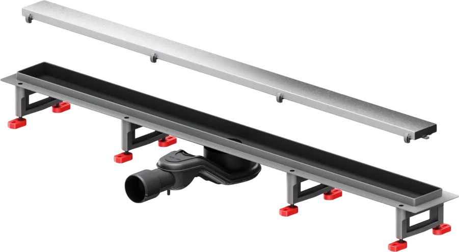 Душевой трап (лоток) AM.PM MasterFlow Tile 90 см, сталь матовая Sancos — официальный сайт