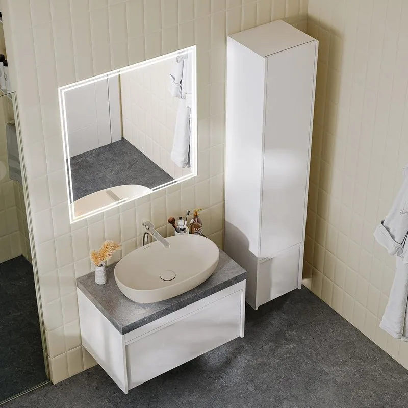 Накладная раковина KERAMA MARAZZI Plaza 60 накладная, песочный матовый Sancos — официальный сайт