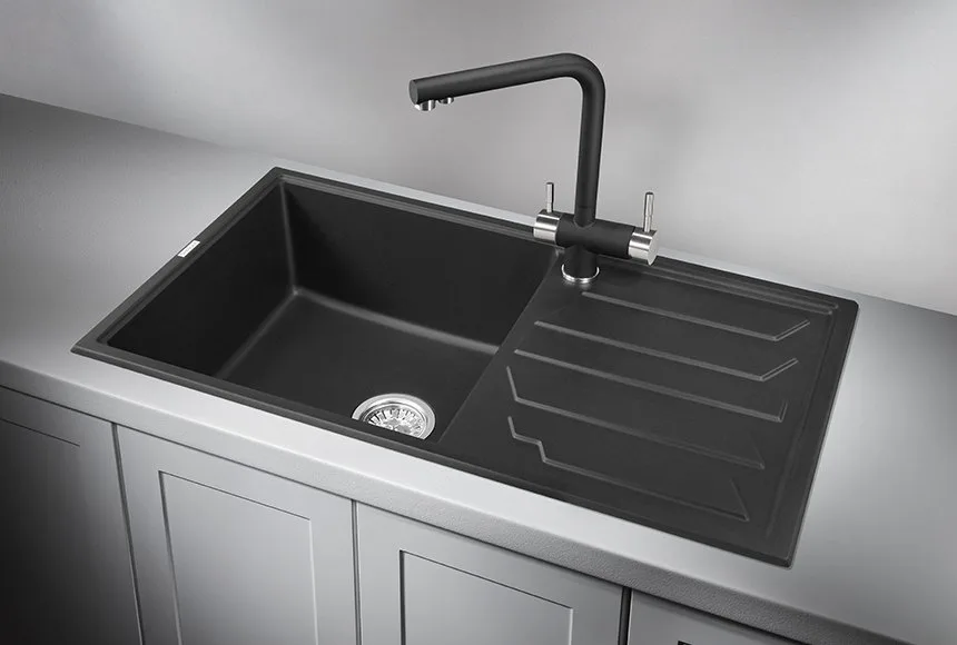 Мойка кухонная Granula 8601 турмалин Sancos — официальный сайт