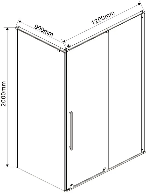 Душевой уголок Vincea Arno VSR-1A9012CLB 120x90 см, профиль черный Sancos — официальный сайт