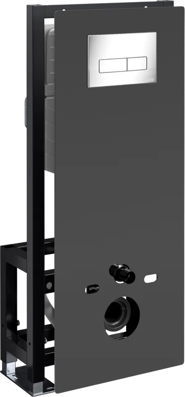 Система инсталляции для унитазов Wasserkraft Glan 66TLT.010.ME.BL.CH03, с кнопкой смыва хром Sancos — официальный сайт