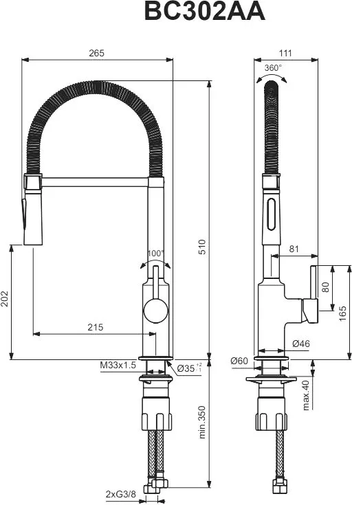 Смеситель для кухни Ideal Standard Ceralook BC302AA хром, с гибким изливом Sancos — официальный сайт