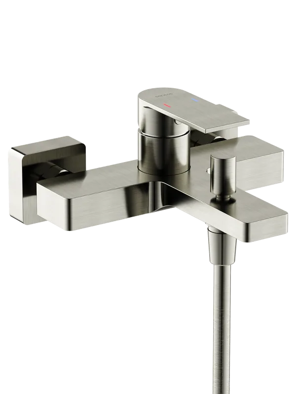 Смеситель для ванны и душа Sancos Studio SC9018BN, брашированный никель Sancos — официальный сайт