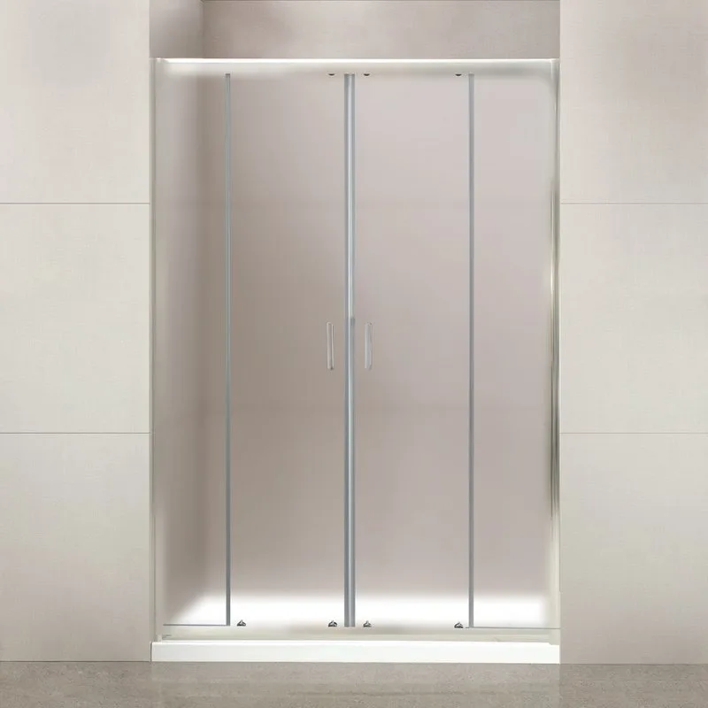 Душевая дверь в нишу BelBagno Uno 195 BF 2 180 P Cr стекло текстурное Sancos — официальный сайт