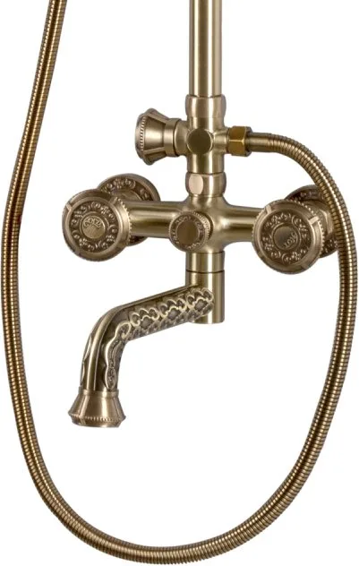 Душевая стойка Bronze de Luxe Royal 10121PF/1, бронза Sancos — официальный сайт