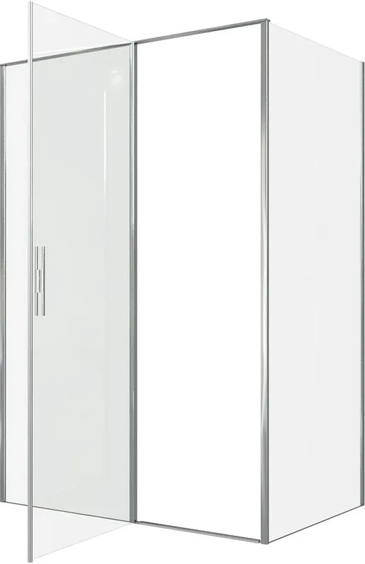 Душевой уголок Allen Brau Priority 140x90, профиль хром, стекло прозрачное Sancos — официальный сайт