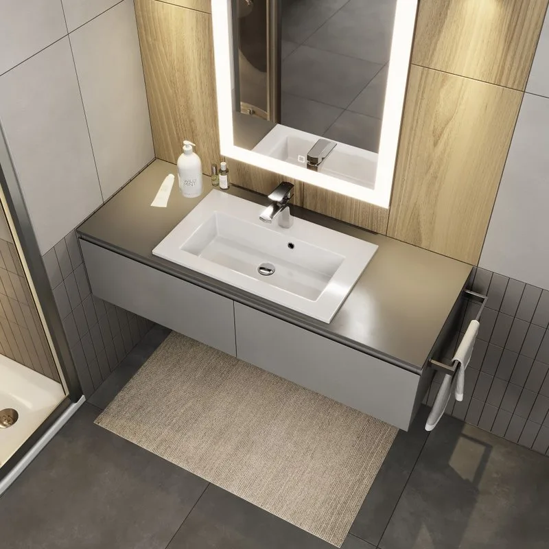 Раковина Uperwood Aurora 60 см, глянцевая белая Sancos — официальный сайт