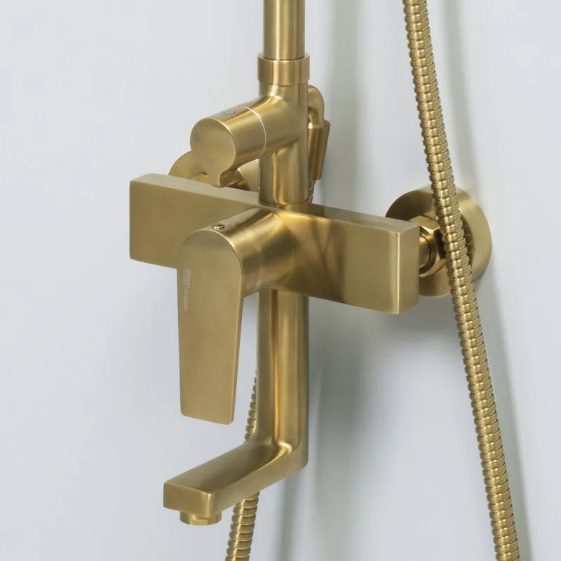 Душевая стойка Wasserkraft Aisch A155.259.201.BG, золото Sancos — официальный сайт