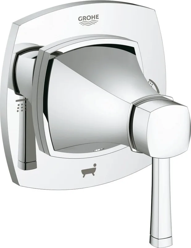 Переключатель потоков Grohe Grandera 19942000, на три потребителя Sancos — официальный сайт
