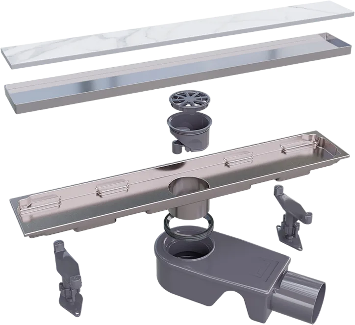 Душевой трап (лоток) RGW Shower Drain SDR-22 60 см, хром Sancos — официальный сайт