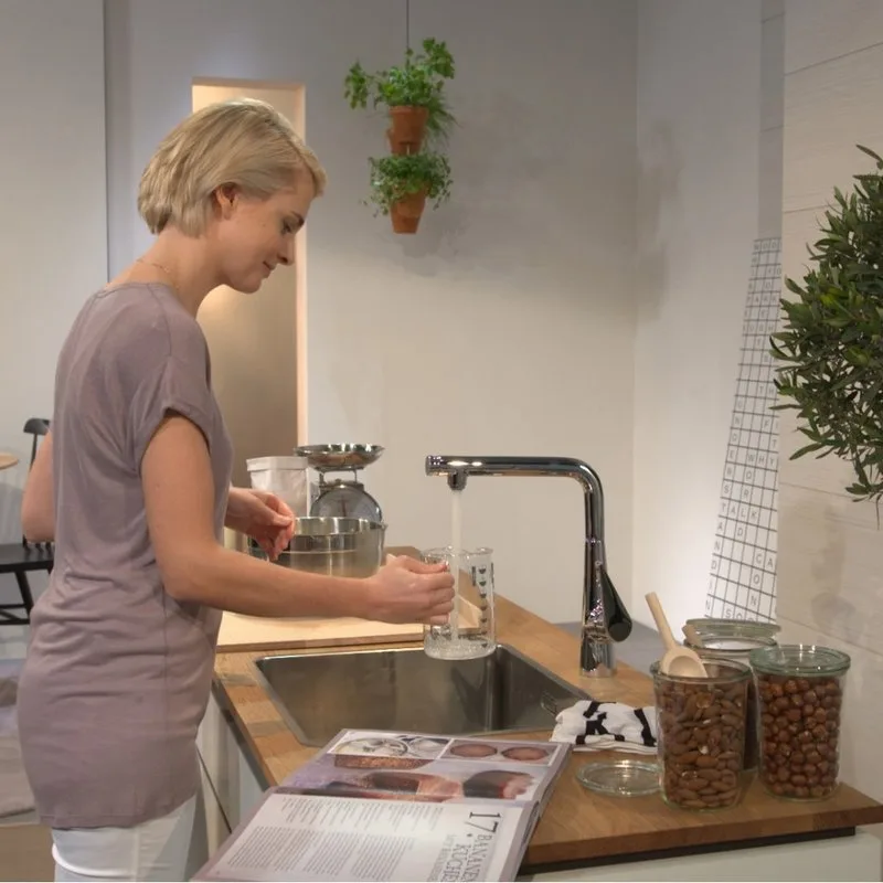 Смеситель для кухни Hansgrohe Talis Select M51 72820000 хром Sancos — официальный сайт