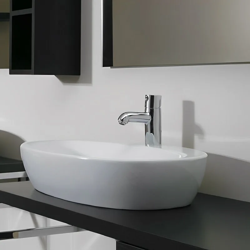 Накладная раковина Azzurra Elegance 60 овальная, с 1 отверстием Sancos — официальный сайт