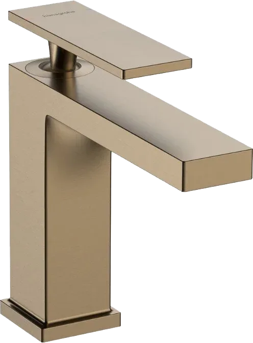 Смеситель для раковины Hansgrohe Tecturis E 110 73010140 шлифованная бронза Sancos — официальный сайт