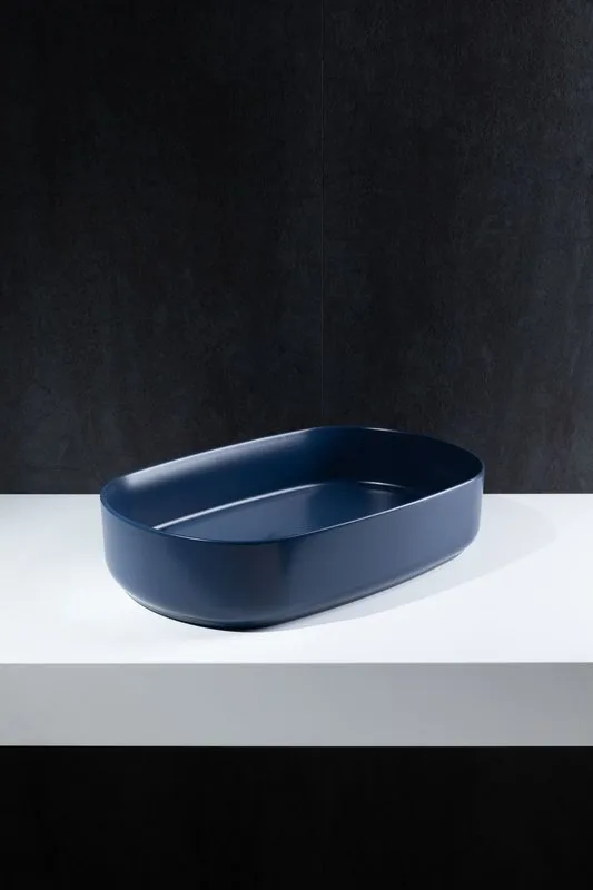 Накладная раковина Allen Brau Fantasy Oval 55x36, индиго Sancos — официальный сайт