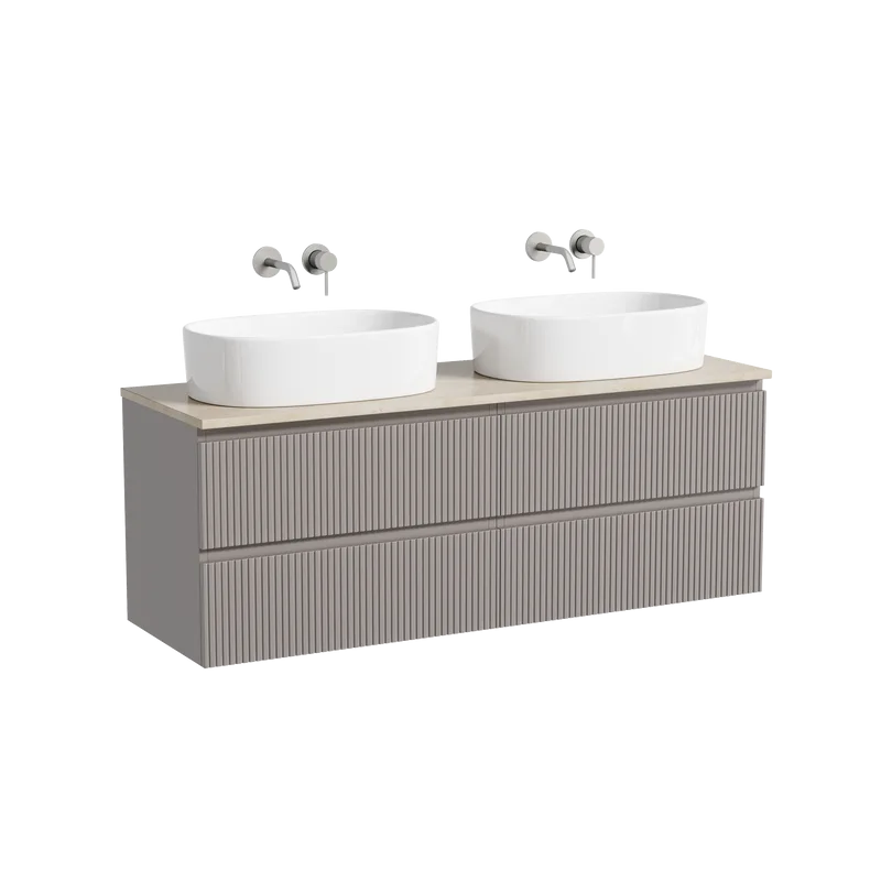 Тумба с раковиной Sancos Snob T 140 doha soft, столешница бежевая TT140A2, раковина CN6075 Sancos — официальный сайт