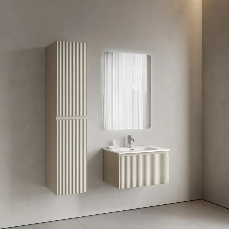 Тумба под раковину Sancos Snob R 1.0 70 подвесная Beige soft (капучино), SNR1.070CE Sancos — официальный сайт