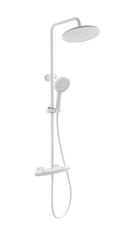Душевая стойка Wonzon & Woghand NEO WW-B3045-A-MW, матовая белая Sancos — официальный сайт