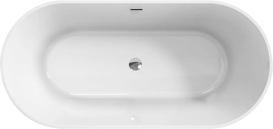 Акриловая ванна BelBagno BB705-1800-800 180x80 см, отдельностоящая, белая, овальная, на ножках Sancos — официальный сайт