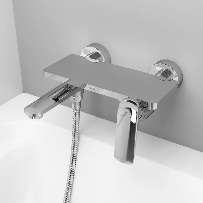 Смеситель для ванны с душем IDDIS Dash DASSB00i02WA, хром Sancos — официальный сайт