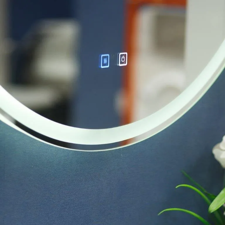 Зеркало круглое BelBagno SPC-RNG-700-LED-TCH-SND с голосовым управлением и подогревом Sancos — официальный сайт