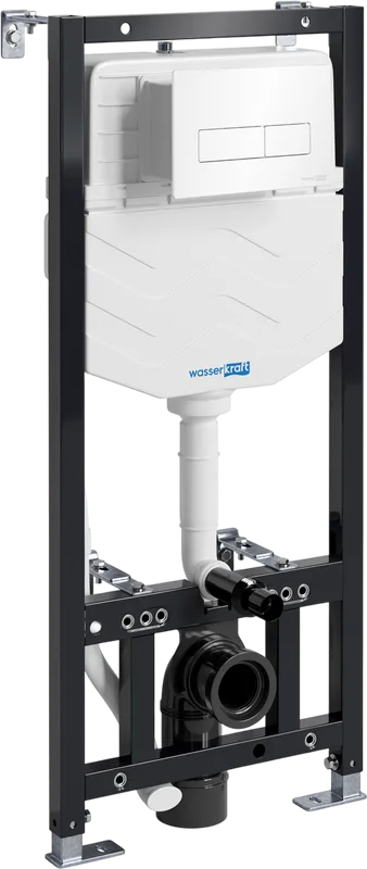 Система инсталляции для унитазов Wasserkraft Aller 10TLT.010.ME.WH03, с кнопкой смыва белой Sancos — официальный сайт