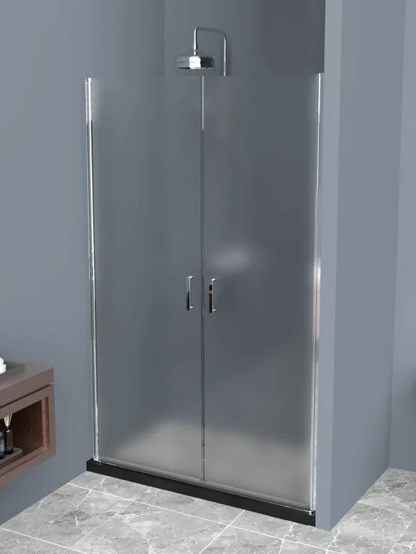 Душевая дверь в нишу BelBagno Uno B-2-110-P-Cr стекло текстурное Sancos — официальный сайт