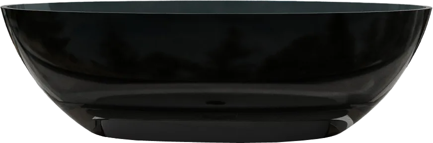 Акриловая ванна Abber Kristall AT9702 Onyx 180x85 см, отдельностоящая, черная, овальная, с донным кл Sancos — официальный сайт