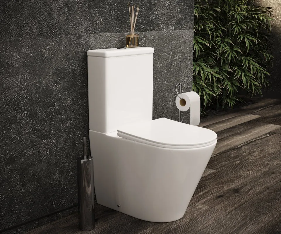 Унитаз-компакт напольный Ceramicanova Highlight Rimless CN1802 Sancos — официальный сайт