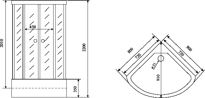 Душевая кабина Timo Standart T-6680SF Silver Fabric Sancos — официальный сайт