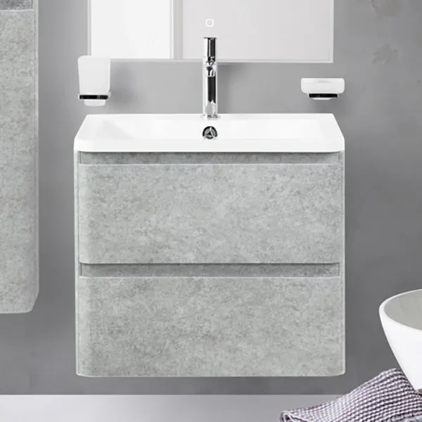 Тумба под раковину без столешницы BelBagno Albano 70 подвесная, cemento verona grigio Sancos — официальный сайт