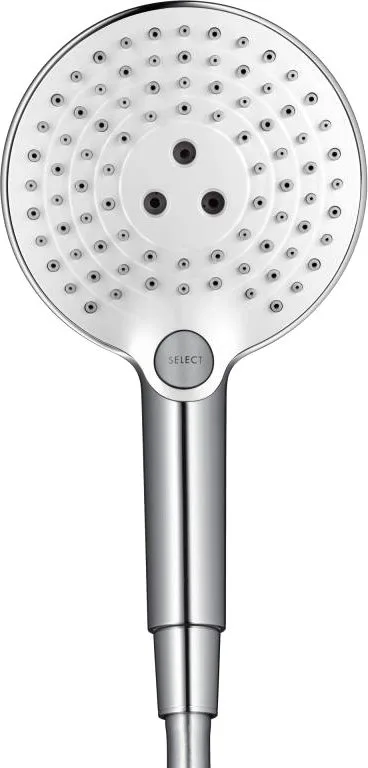 Душевой гарнитур Hansgrohe Raindance Select S 26721400, белый, хром Sancos — официальный сайт