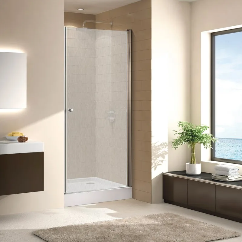 Душевая дверь в нишу Cezares Eco ECO-O-B-1-85-P-Cr стекло punto Sancos — официальный сайт