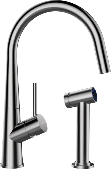 Смеситель для кухни Schock Conos Pro нержавеющая сталь Sancos — официальный сайт