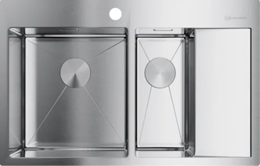 Мойка кухонная Omoikiri Akisame 78-2-IN-L нержавеющая сталь Sancos — официальный сайт