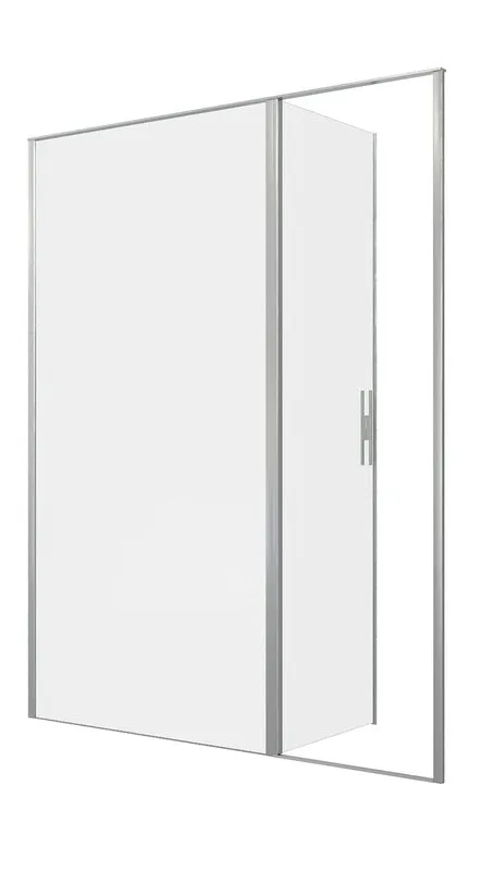 Душевая дверь в нишу Allen Brau Priority 3.31038.BA 160 см, профиль серебро браш, стекло прозрачное  Sancos — официальный сайт