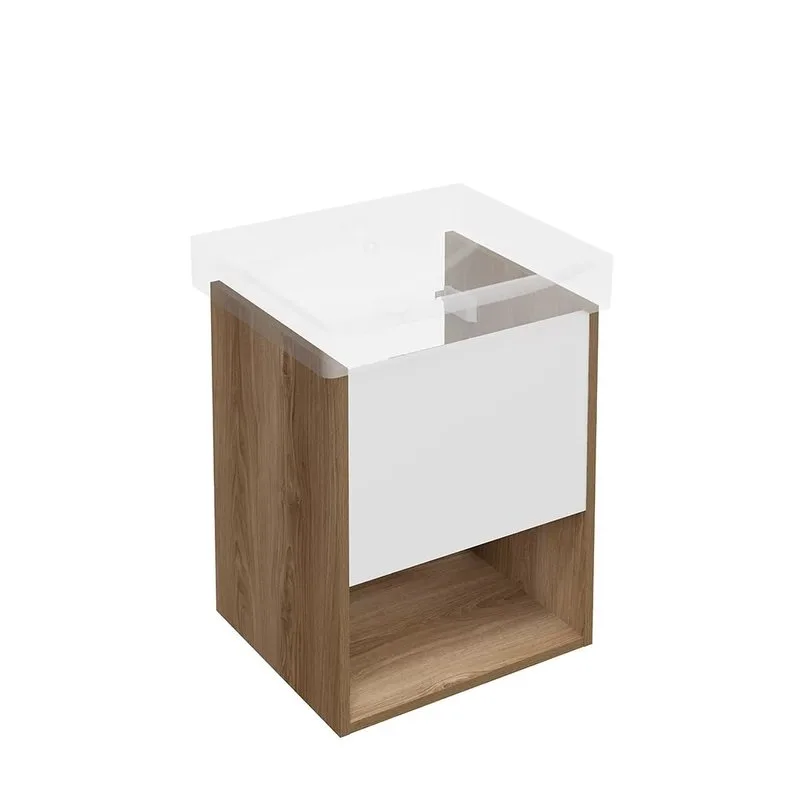 Тумба под раковину без столешницы KERAMA MARAZZI Pro 50 подвесная, вяз Sancos — официальный сайт