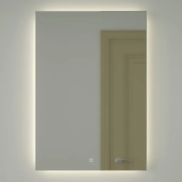 Зеркало Defesto Glow DF 2509S 70х100 с LED-подсветкой, 4 500 K, сенсорный выключатель