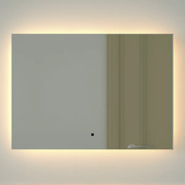 Зеркало Defesto Glow DF 2514RH 70х50 с LED-подсветкой, 3000 K, инфракрасный выключатель