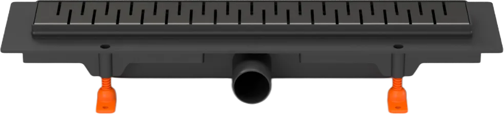 Душевой трап (лоток) MCH Chudej Medium CH450MC, 45 см, матовый черный Sancos — официальный сайт