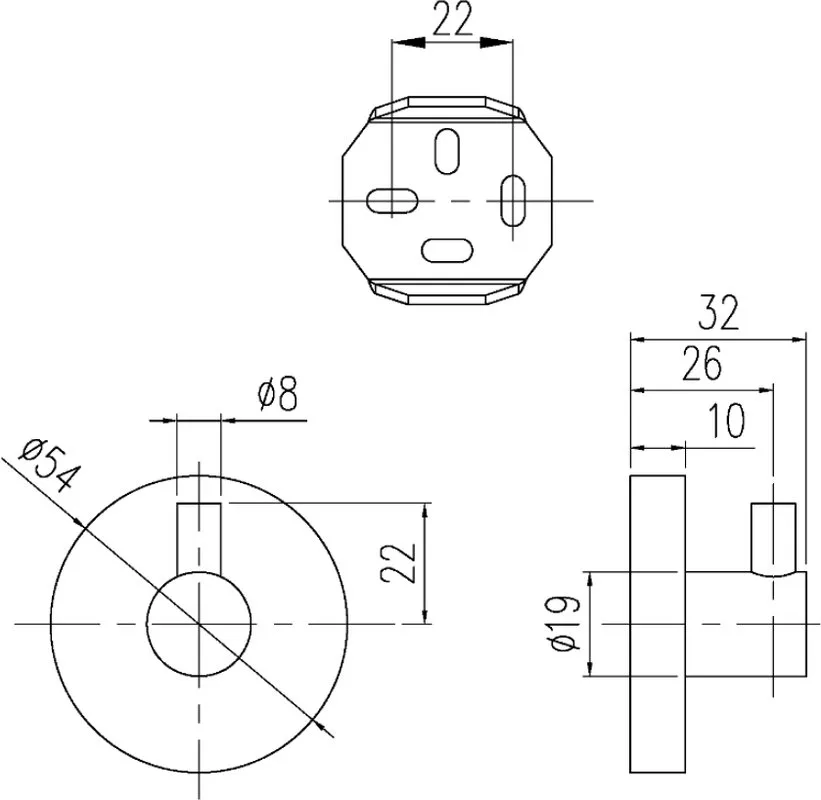 Крючок Villeroy & Boch Elements Tender TVA15101100061 Sancos — официальный сайт