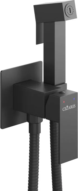Гигиенический душ Cezares Slider SLIDER-DIF-NOP С ВНУТРЕННЕЙ ЧАСТЬЮ, матовый черный Sancos — официальный сайт