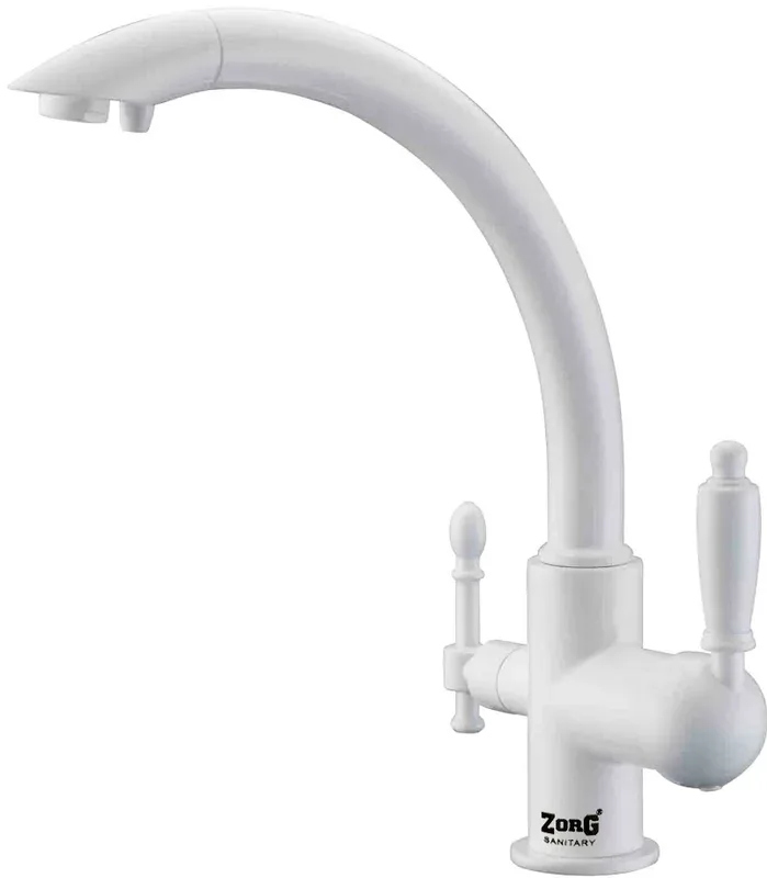 Смеситель для кухни Zorg Clean Water Clean Water ZR 314 YF-33 white Sancos — официальный сайт