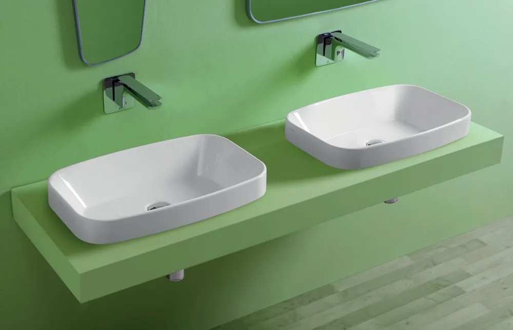 Накладная раковина Simas Baden Baden BB11bi*0 60х38 см Sancos — официальный сайт